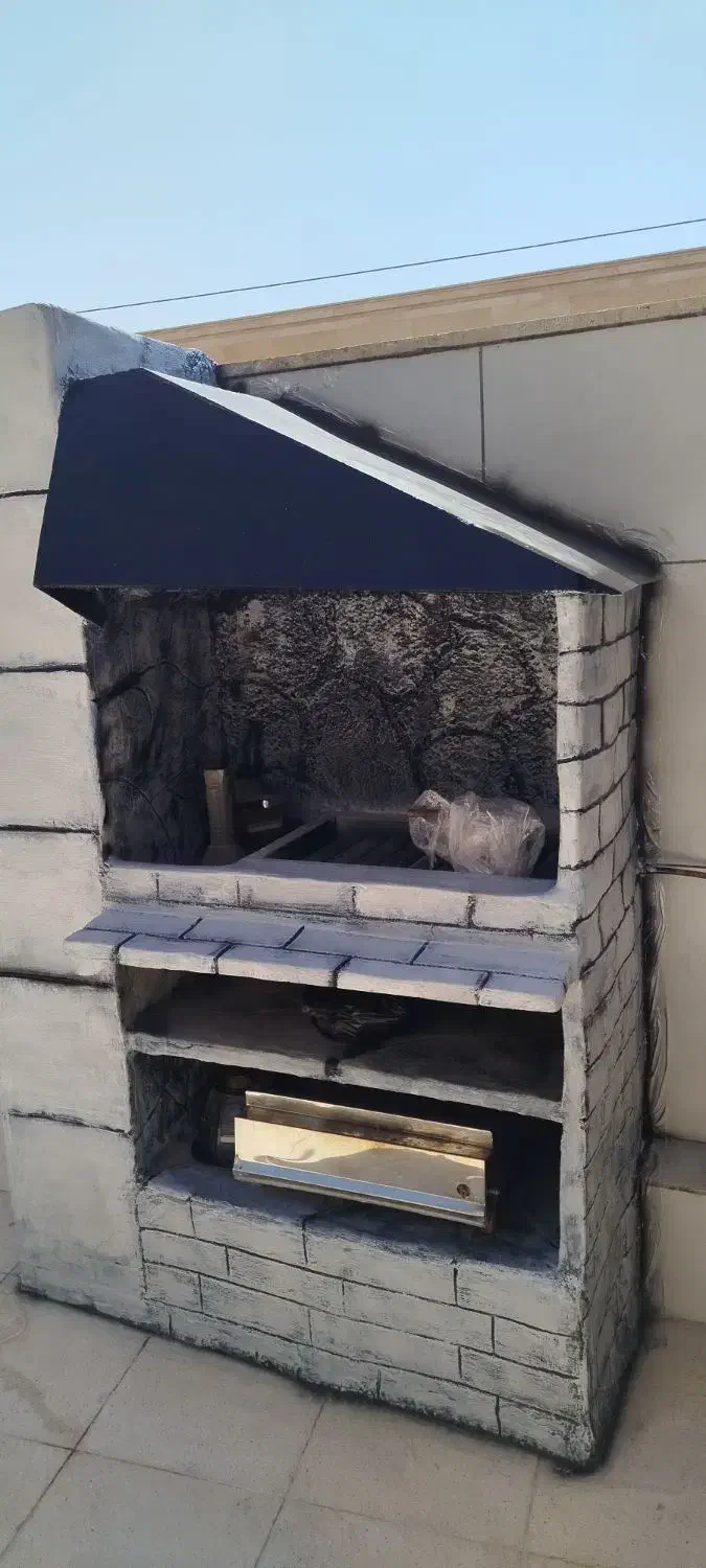 کباب پز سیمانی باربیکیو|اجاق گاز و لوازم برقی پختوپز|قم, شهر قائم|دیوار