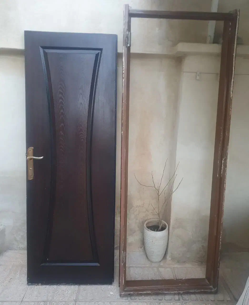 فروش دو عدد درب چوبی|مصالح و تجهیزات ساختمان|ایلام, |دیوار