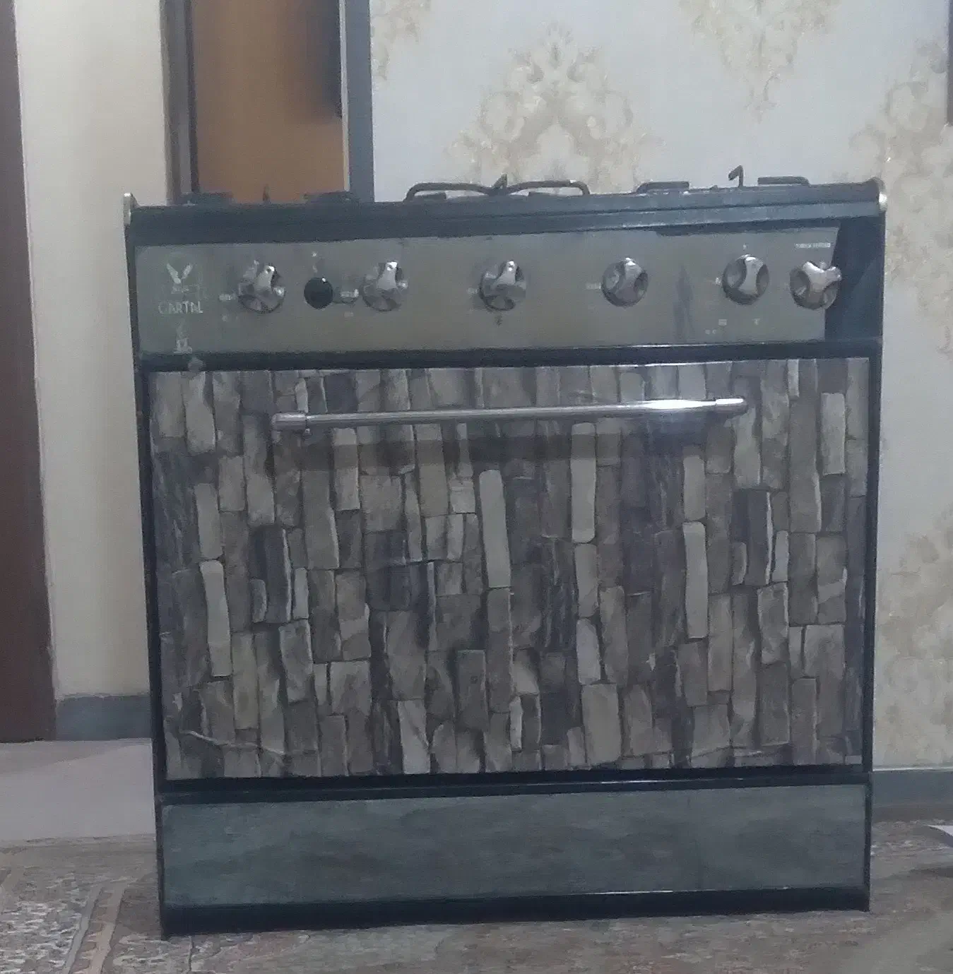 گاز ۵ شعله طرح فر|اجاق گاز و لوازم برقی پختوپز|نهاوند, |دیوار