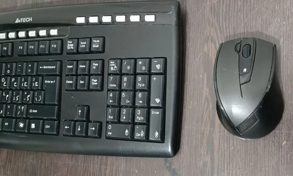 کیبورد ماوس بی سیم A4TECH|قطعات و لوازم جانبی رایانه|قزوین, |دیوار