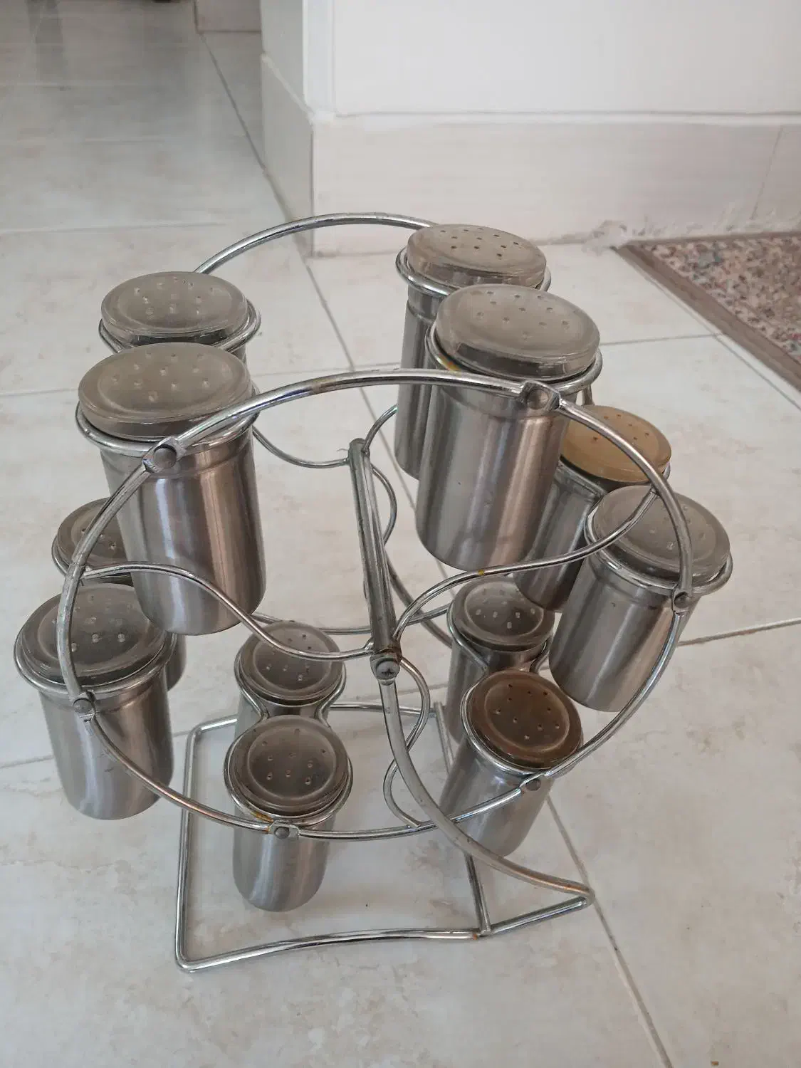 جا ادویه|ظروف نگهدارنده، پلاستیکی، یک‌بارمصرف|اصفهان, شاهزید|دیوار