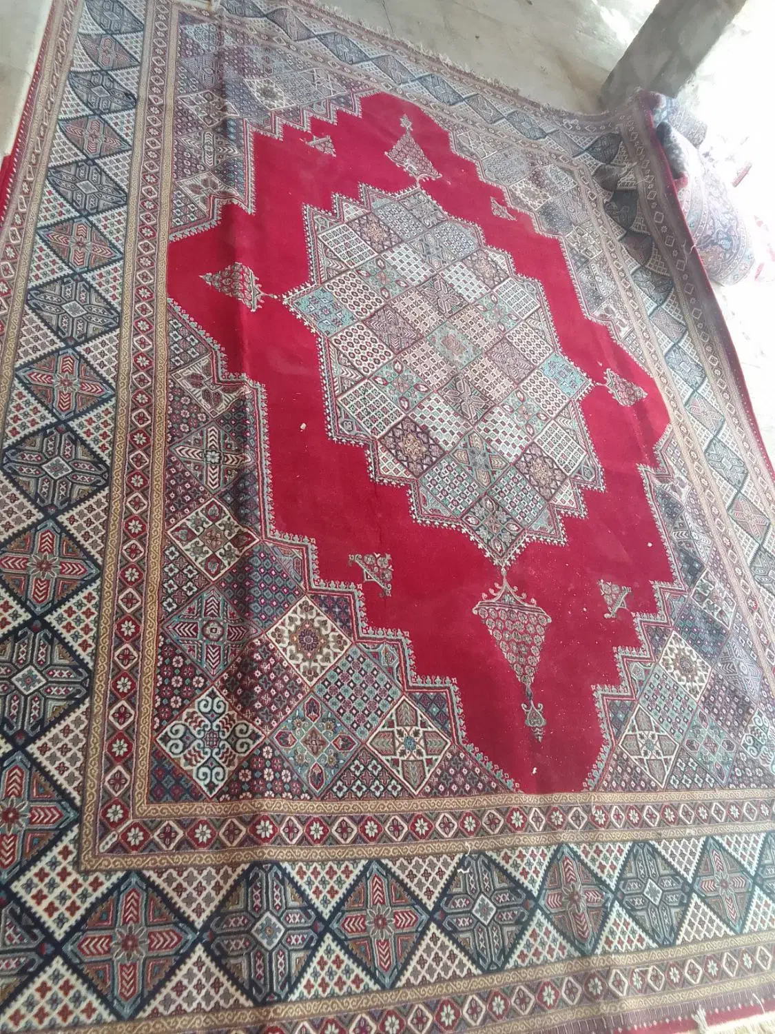 فرش ۱۲ متری ماشینی|فرش|زنجان, |دیوار