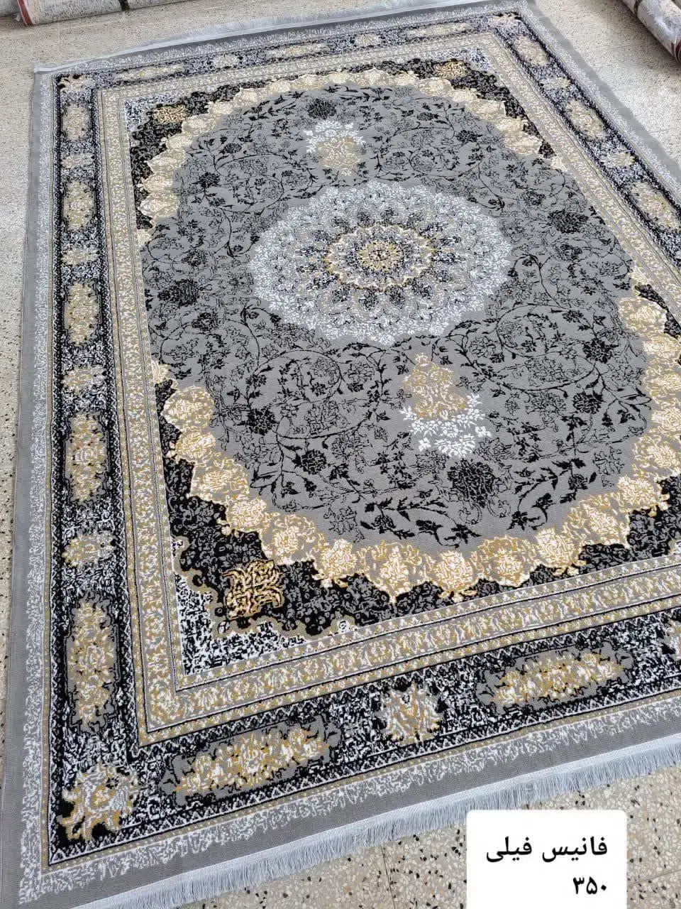 فرش طرح حاشیه دار طوسی کد286|فرش|کرج, برغان|دیوار