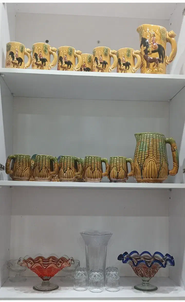 ظروف قدیمی سرامیکی|کلکسیون اشیاء عتیقه|تهران, علم و صنعت|دیوار