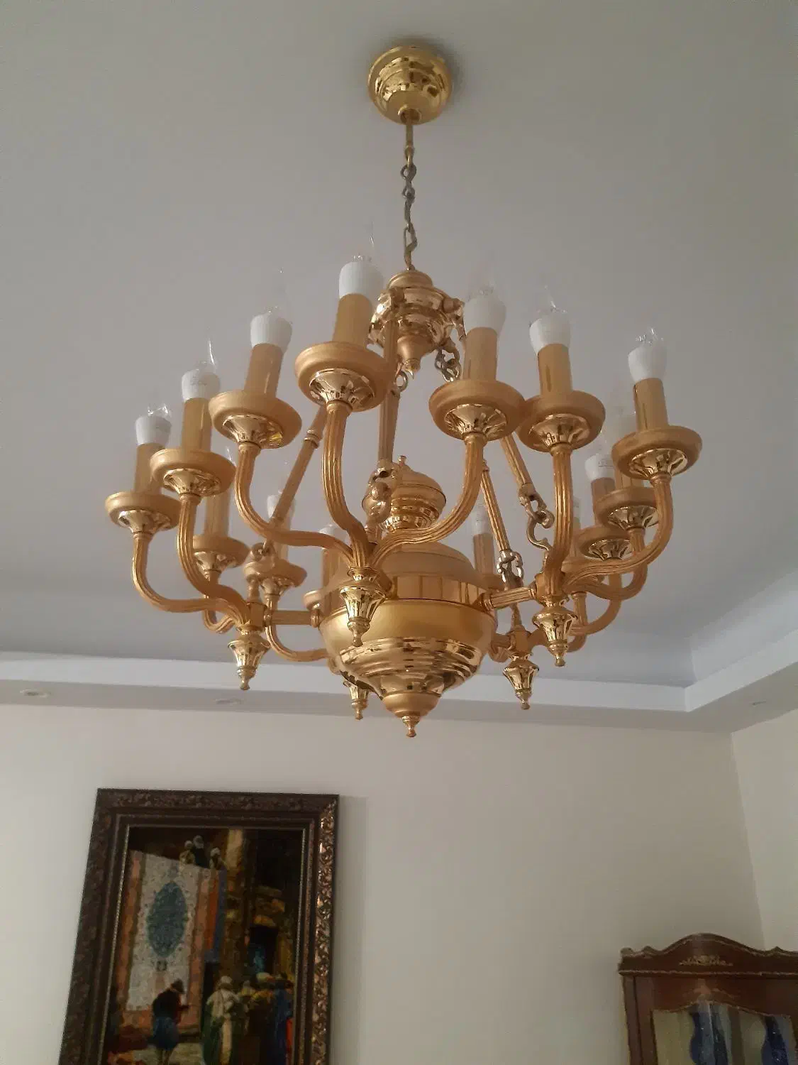 یک جفت لوستر|لوستر و چراغ آویز|تهران, آهنگران (سراسیاب دولاب)|دیوار