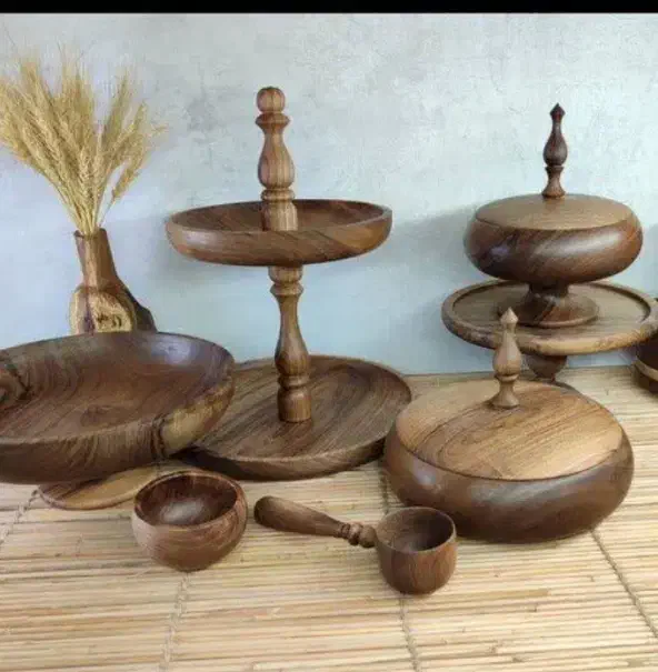 تولیدی ظروف چوبی|ظروف سرو و پذیرایی|کیش, |دیوار