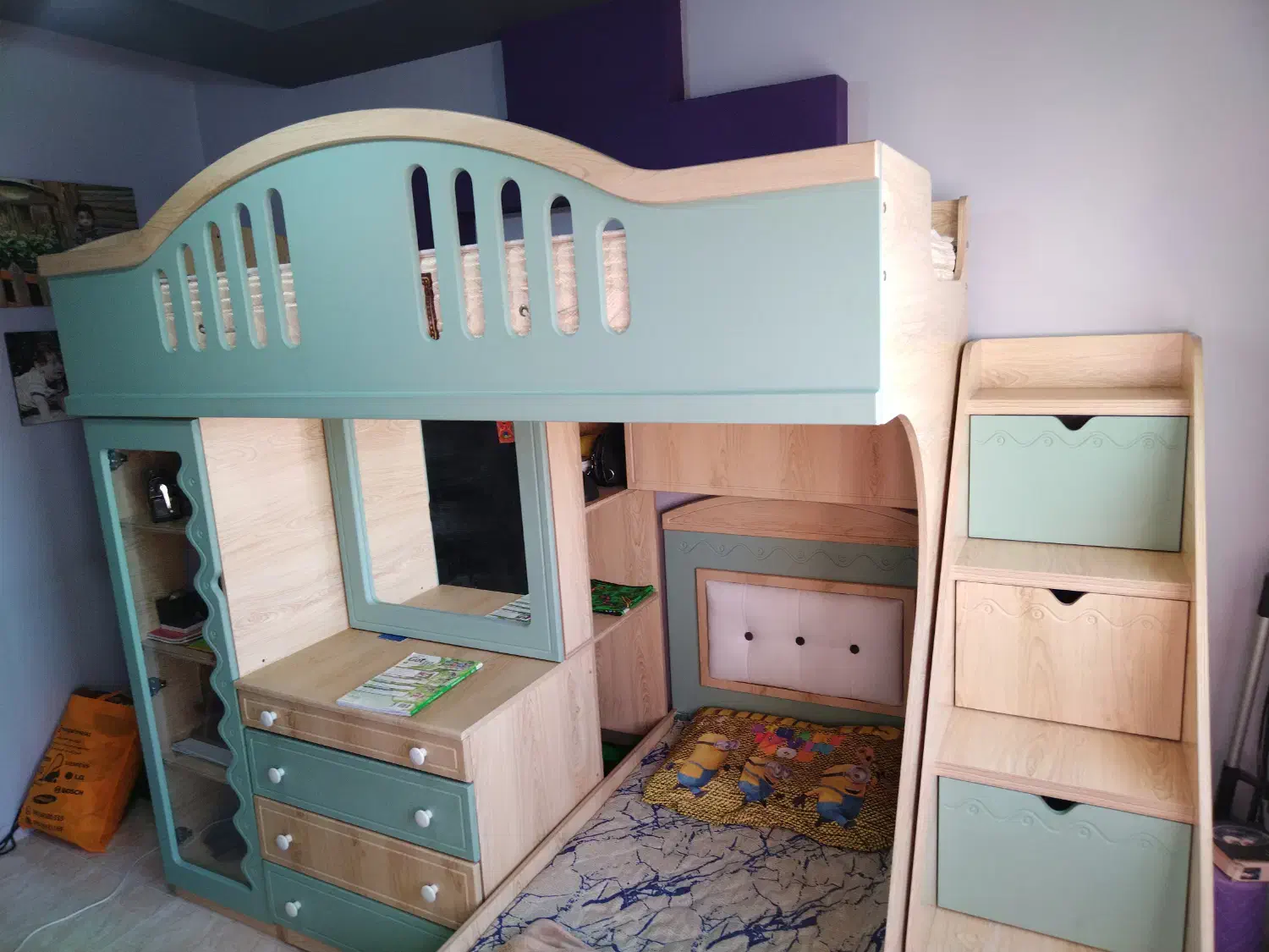 سرویس خواب کم جا نوجوان تا بزرگسال|تخت و سرویس خواب|پردیس, فاز ۳|دیوار