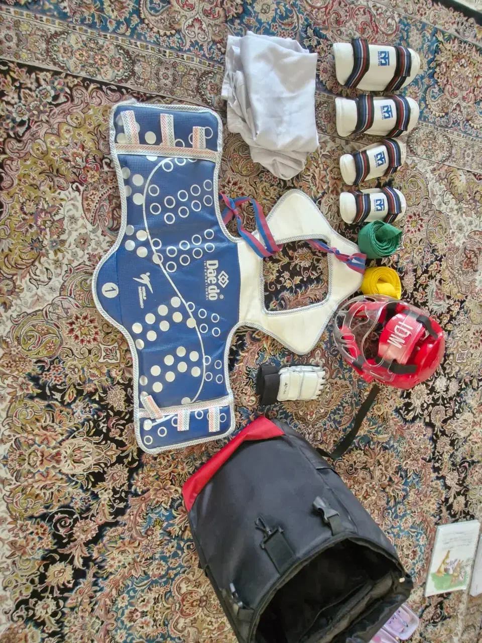 ست کامل لوازم تکواندو|تجهیزات ورزشی|تهران, افسریه شمالی|دیوار