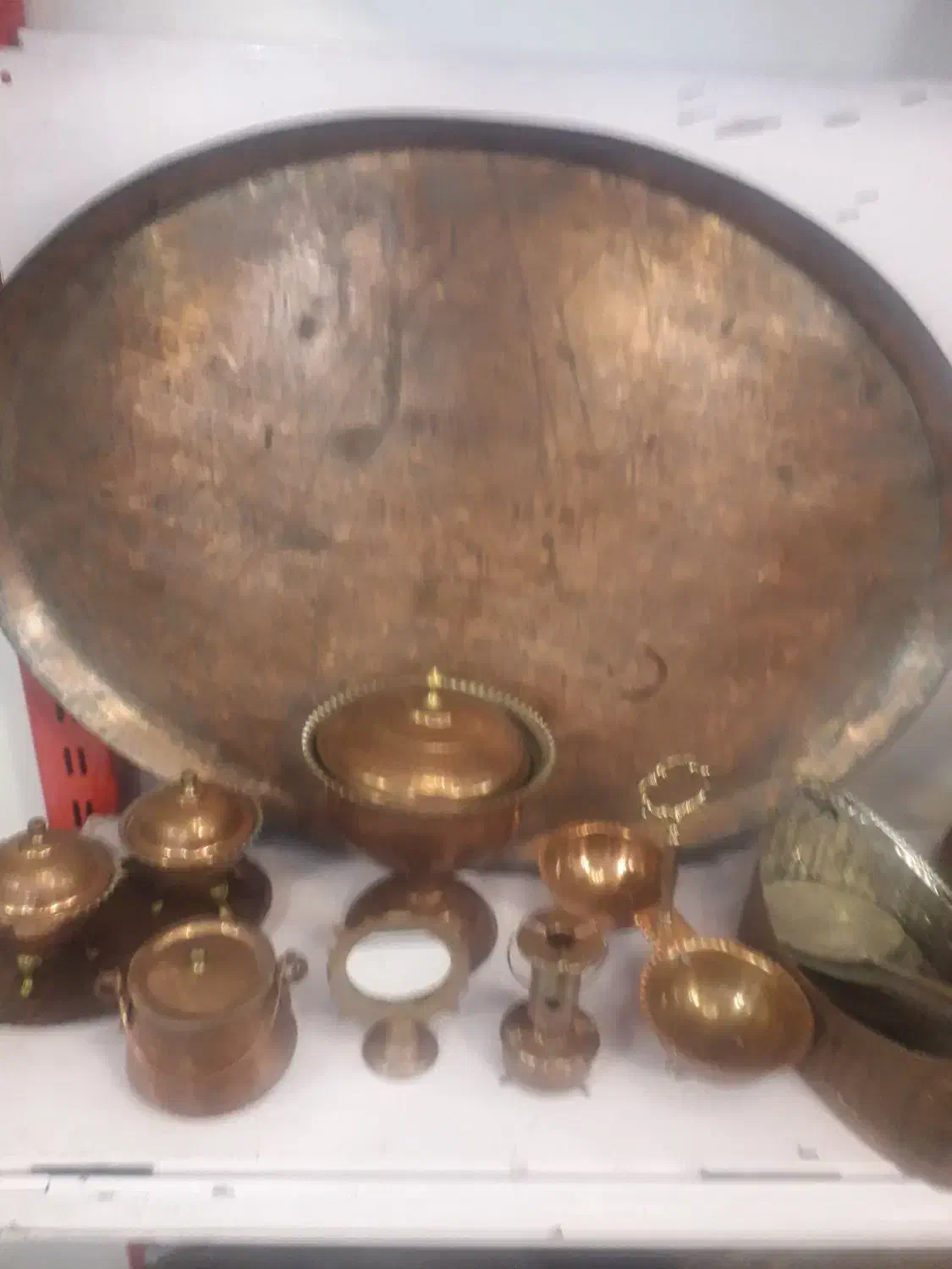 خریدار لوازم مسی برنجی لوازم منزل|صنایع دستی و سایر لوازم تزئینی|رشت, سعدی (تختی)|دیوار