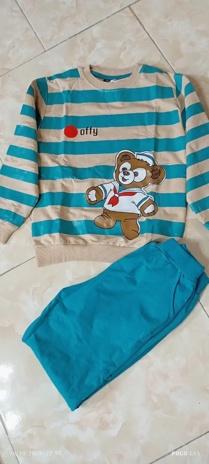 بلوز شلوار پسرانه شیک و کلاه کاپشن یکسال|کفش و لباس بچه|مشهد, عامل|دیوار