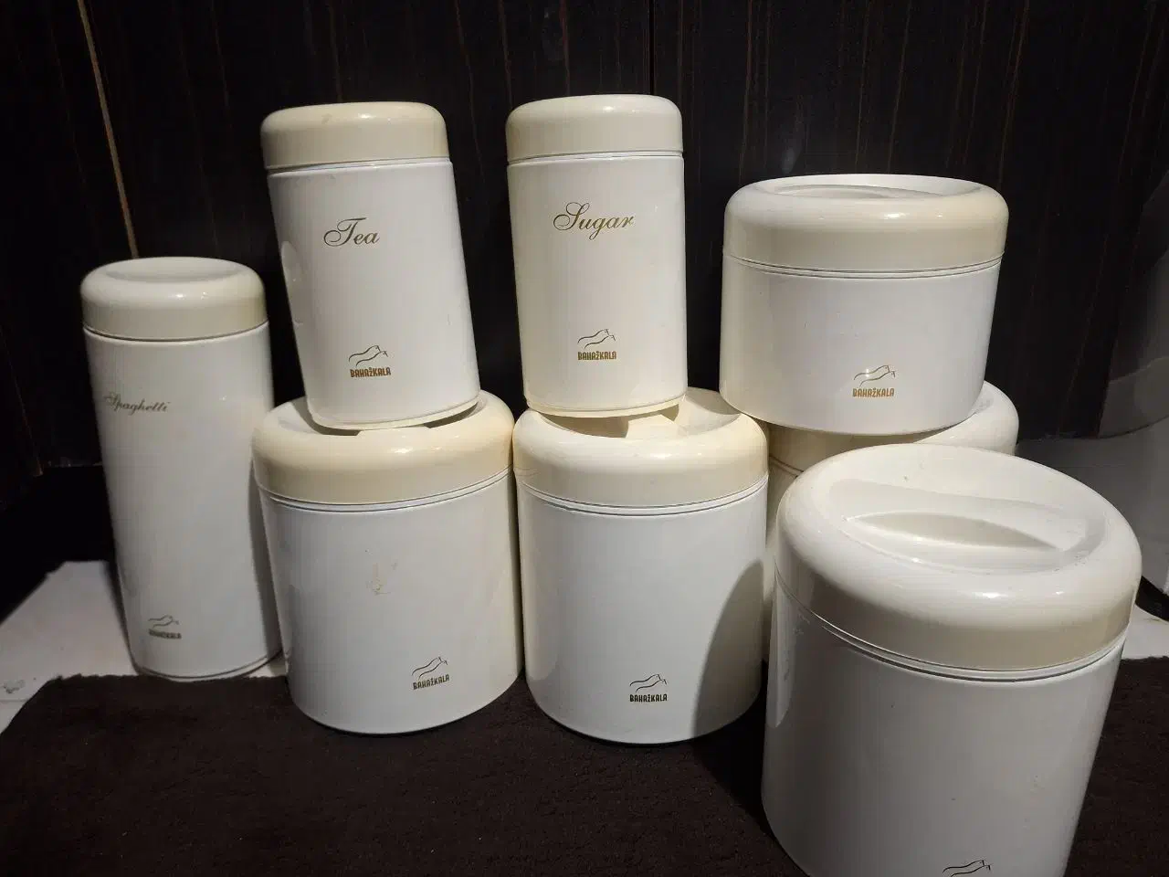 ست جا حبوباتی ۸تکه Bahazkala|ظروف نگهدارنده، پلاستیکی، یکبارمصرف|بابل, |دیوار