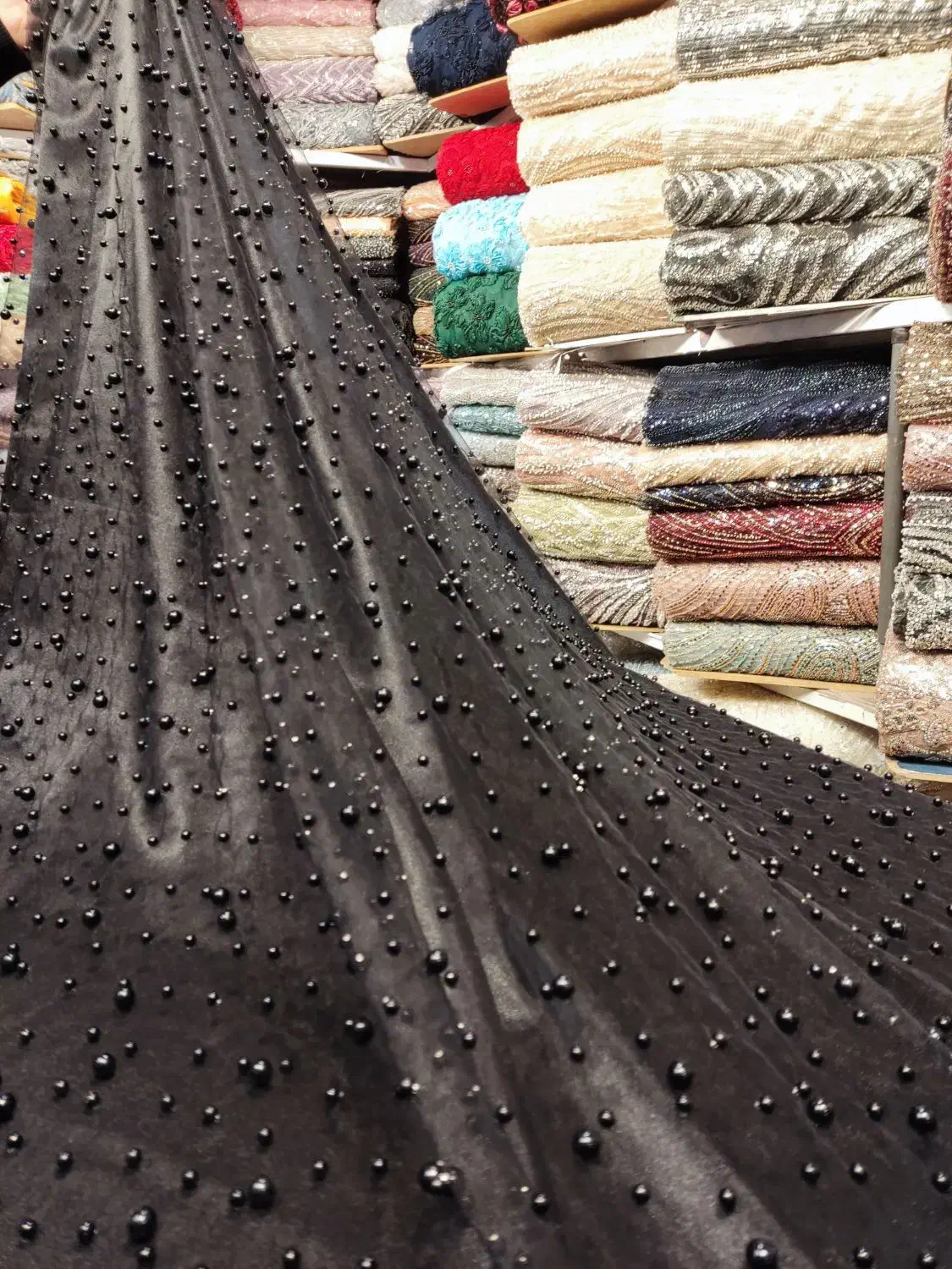 پارچه جسمیکو شاه مروارید|لباس|تهران, هرندی|دیوار