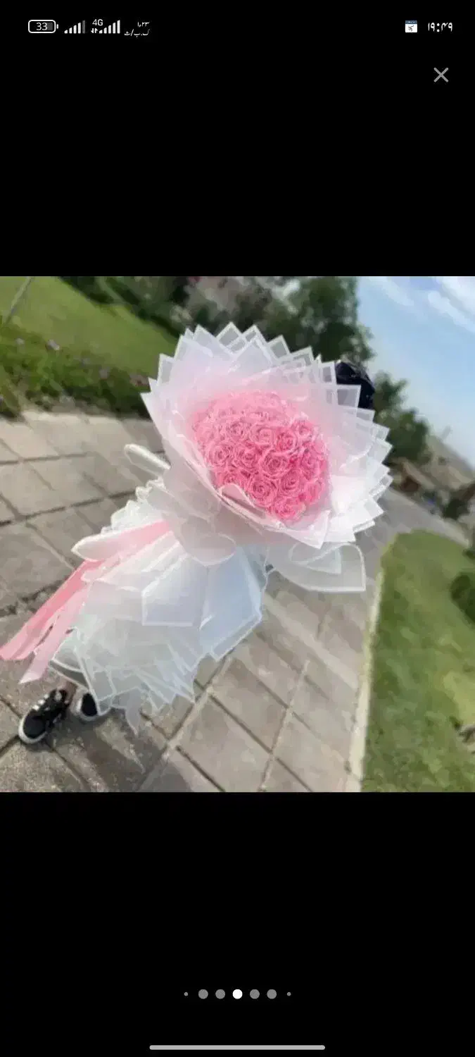 گل رز ربانی|گل مصنوعی|کاشان, ملاصدرا|دیوار