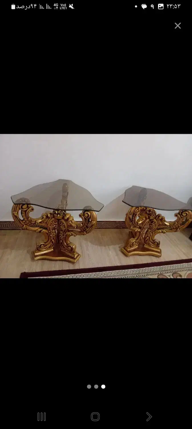 میز عسلی سه عدد|مبلمان خانگی و میز عسلی|دورود, |دیوار