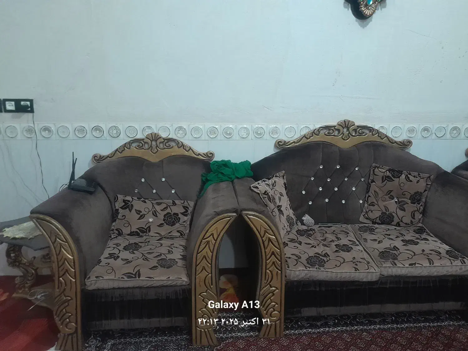 مبل۷ نفره|مبلمان خانگی و میز عسلی|ثلاث باباجانی, |دیوار