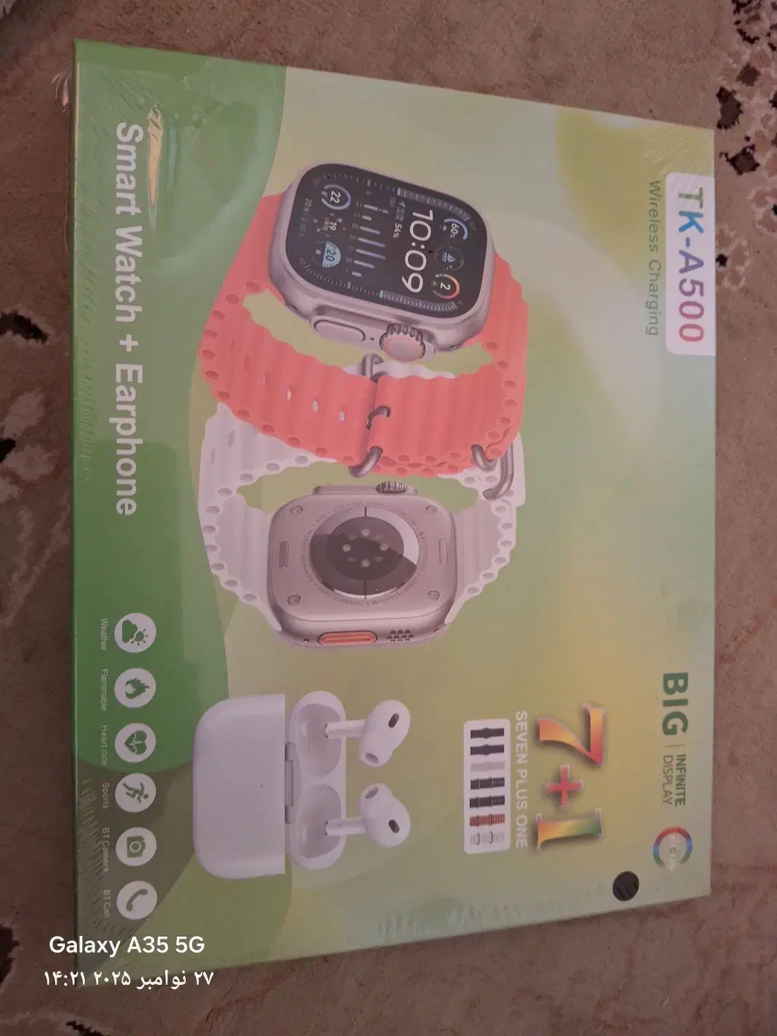 ساعت هوشمند پلم ۷ بند با ایرپاد ایفون TK-A500|ساعت|زاهدان, |دیوار