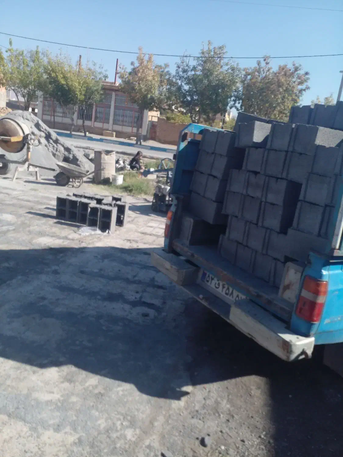 بلوک ته بسته|مصالح و تجهیزات ساختمان|شازند, |دیوار