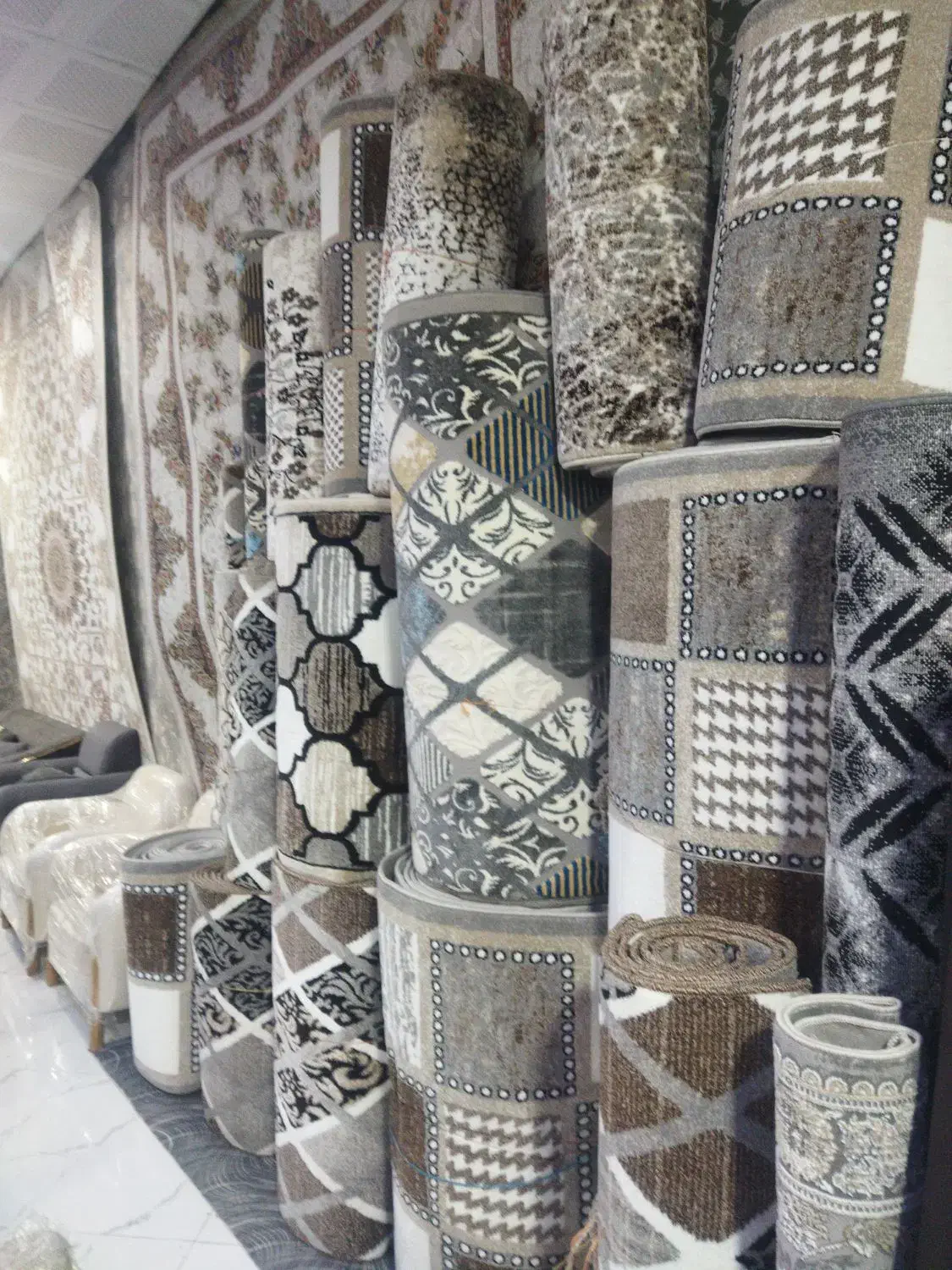 کناره قالی فانتزی طرح جدید|فرش|شیروان (خراسان), |دیوار