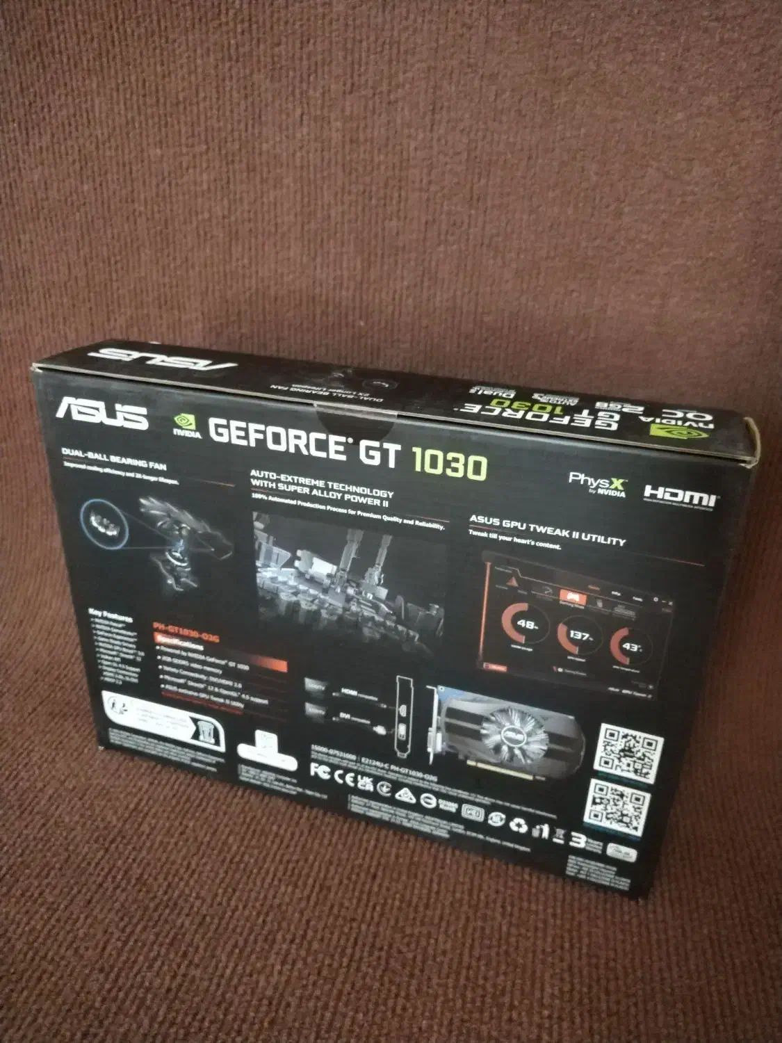 گرافیک ایسوس asus ph gt1030 oc 2gb ddr5|قطعات و لوازم جانبی رایانه|اسلام‌‌آباد غرب, |دیوار