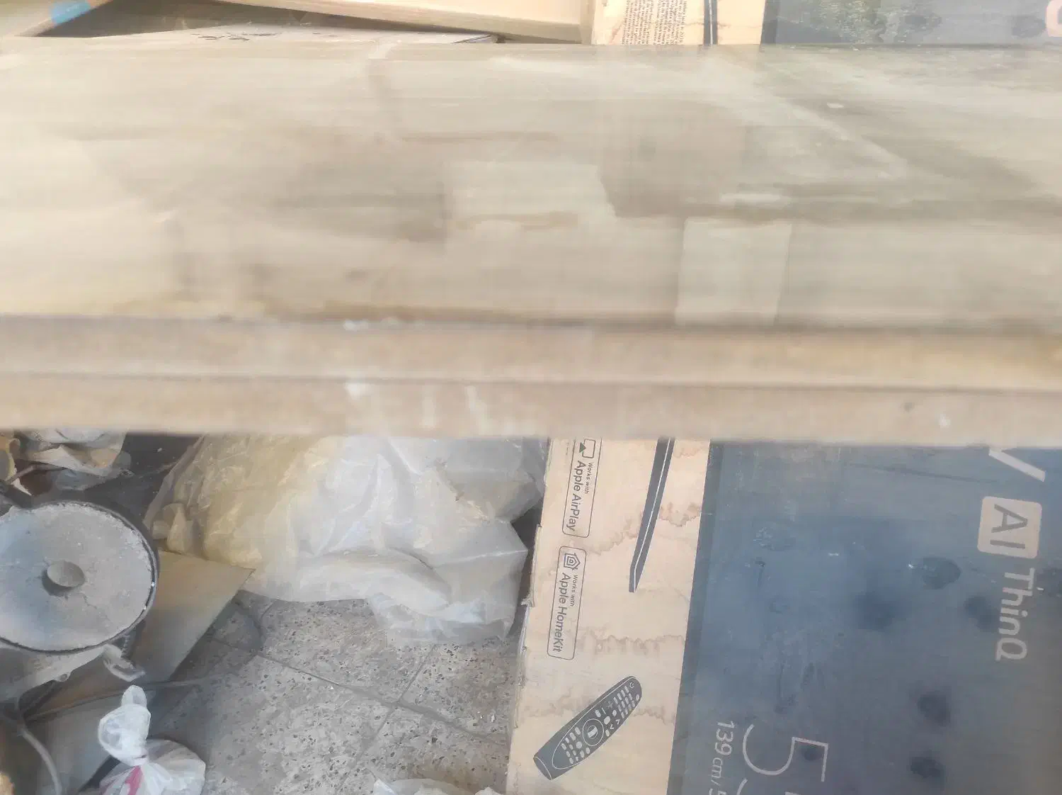 تخته ۲متری و ۳عدد پایه آهنی زیر تخته|مصالح و تجهیزات ساختمان|مشهد, ایثار|دیوار