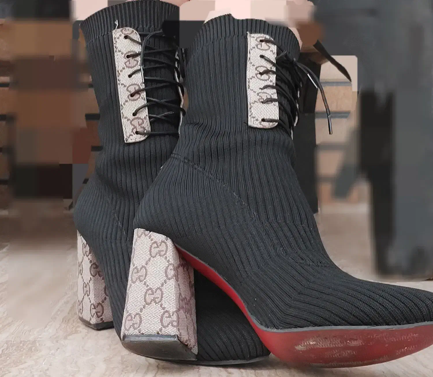 بوت زنانه جورابی گوچی|کیف، کفش، کمربند|آمل, |دیوار