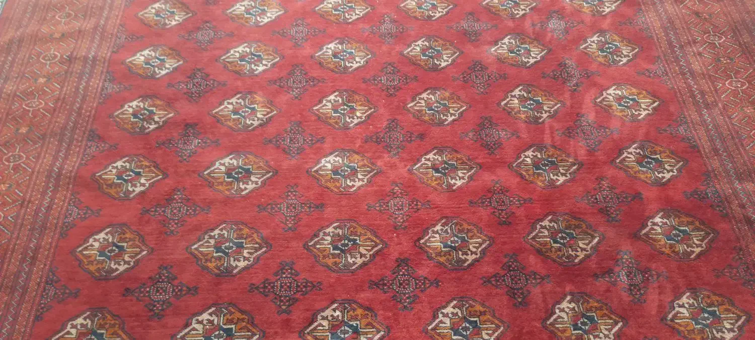 فرش پشمی ۱۲ ترکمنی|فرش|قوچان, |دیوار