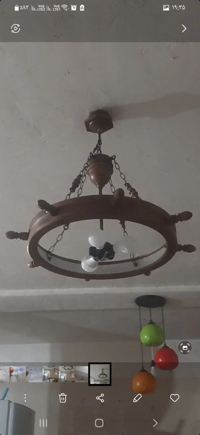 ۲لوستر|لوستر و چراغ آویز|لنگرود, |دیوار