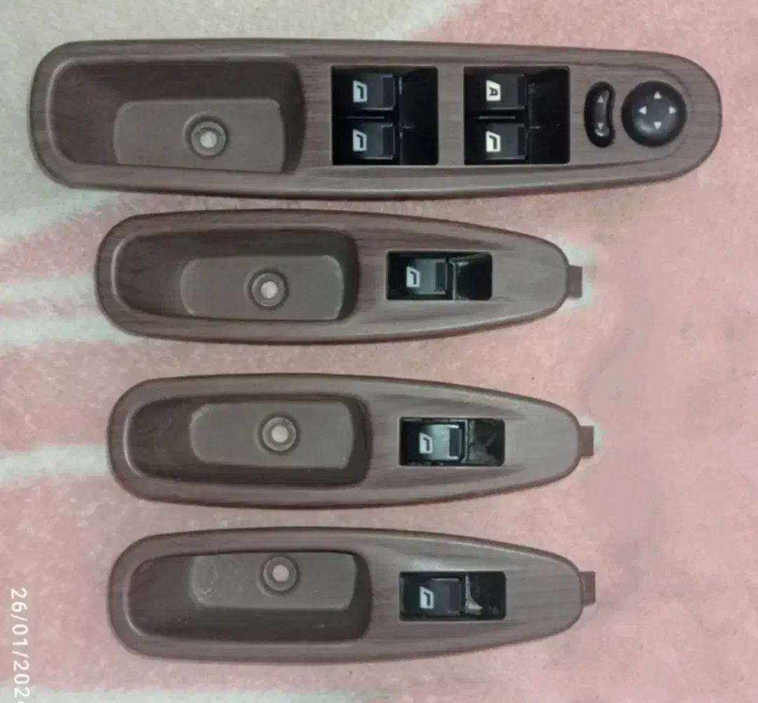 فروش ست کامل کلید شیشه بالابر و تنظیم آینه های پژو|قطعات یدکی و لوازم جانبی|فسا, |دیوار