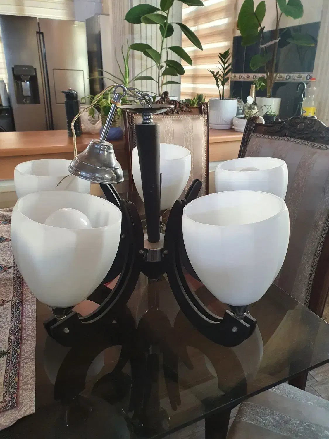 لوستر ۵ شاخه|لوستر و چراغ آویز|اسلامشهر, شهرک مهدیه|دیوار