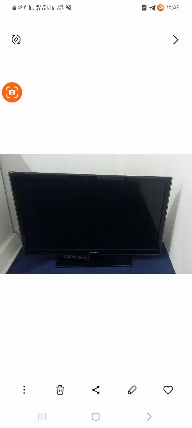 تلویزیون ۳۲ اینج|تلویزیون و پروژکتور|قرچک, میرزائی جنوبی|دیوار