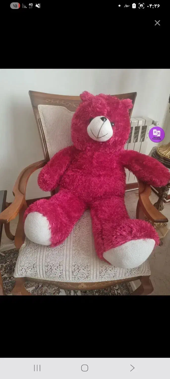 عروسک خرس خیلی بزرگ|اسباب‌بازی بچه|دوگنبدان, |دیوار