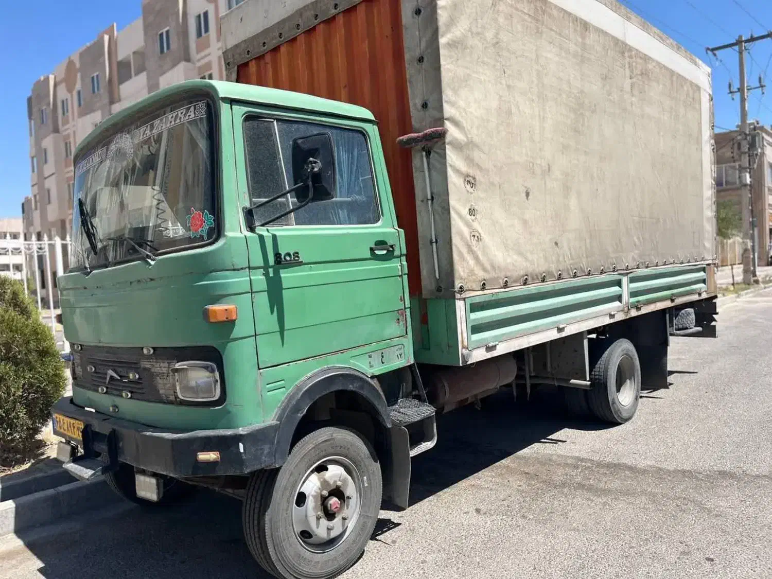 بنز خاور مدل 60 معاوضه با وانت و سواری|خودرو سنگین|مشهد, رباط طرق|دیوار