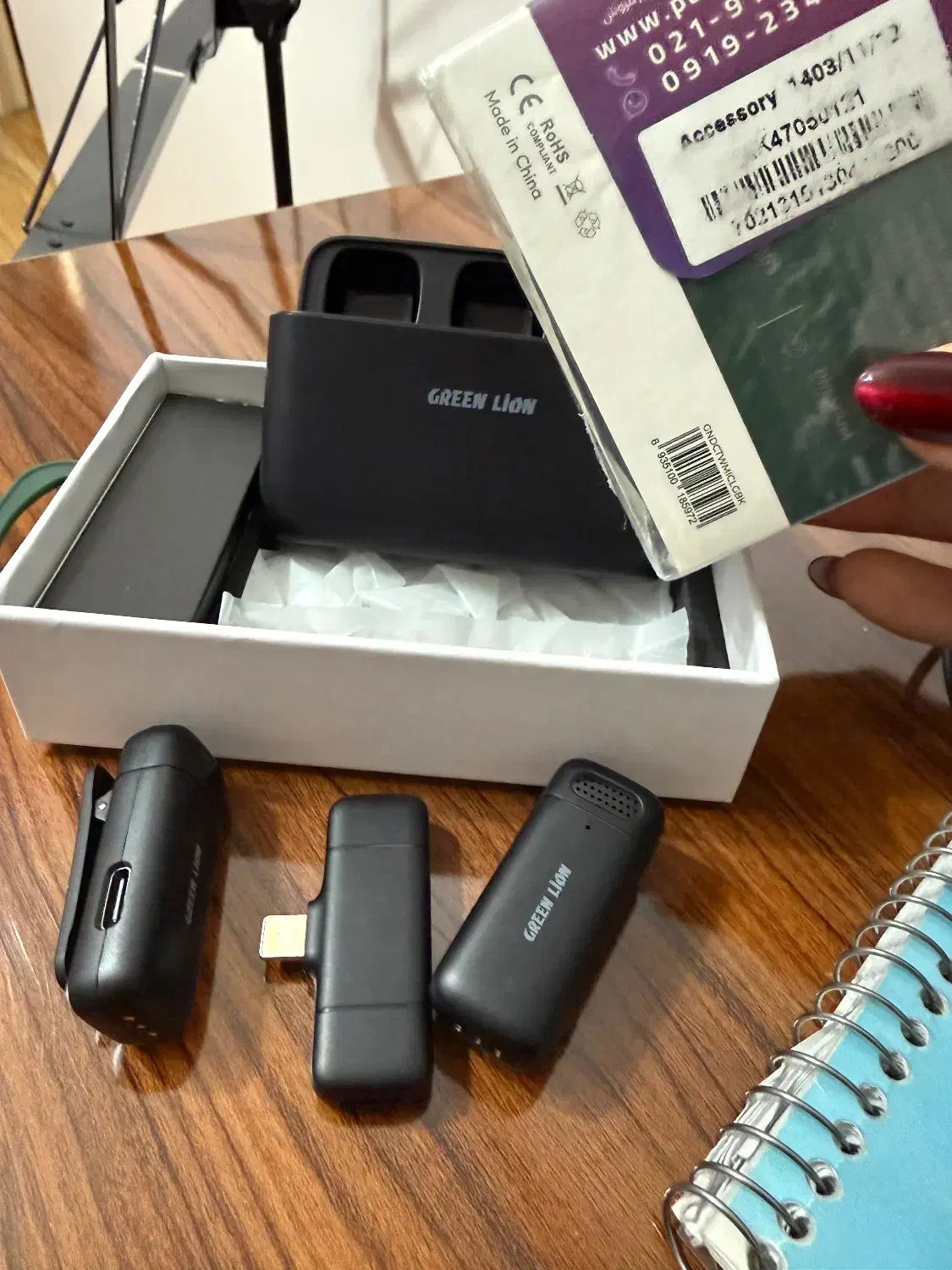 میکروفون گرین لاین لایتینینگ|لوازم جانبی موبایل و تبلت|تبریز, |دیوار