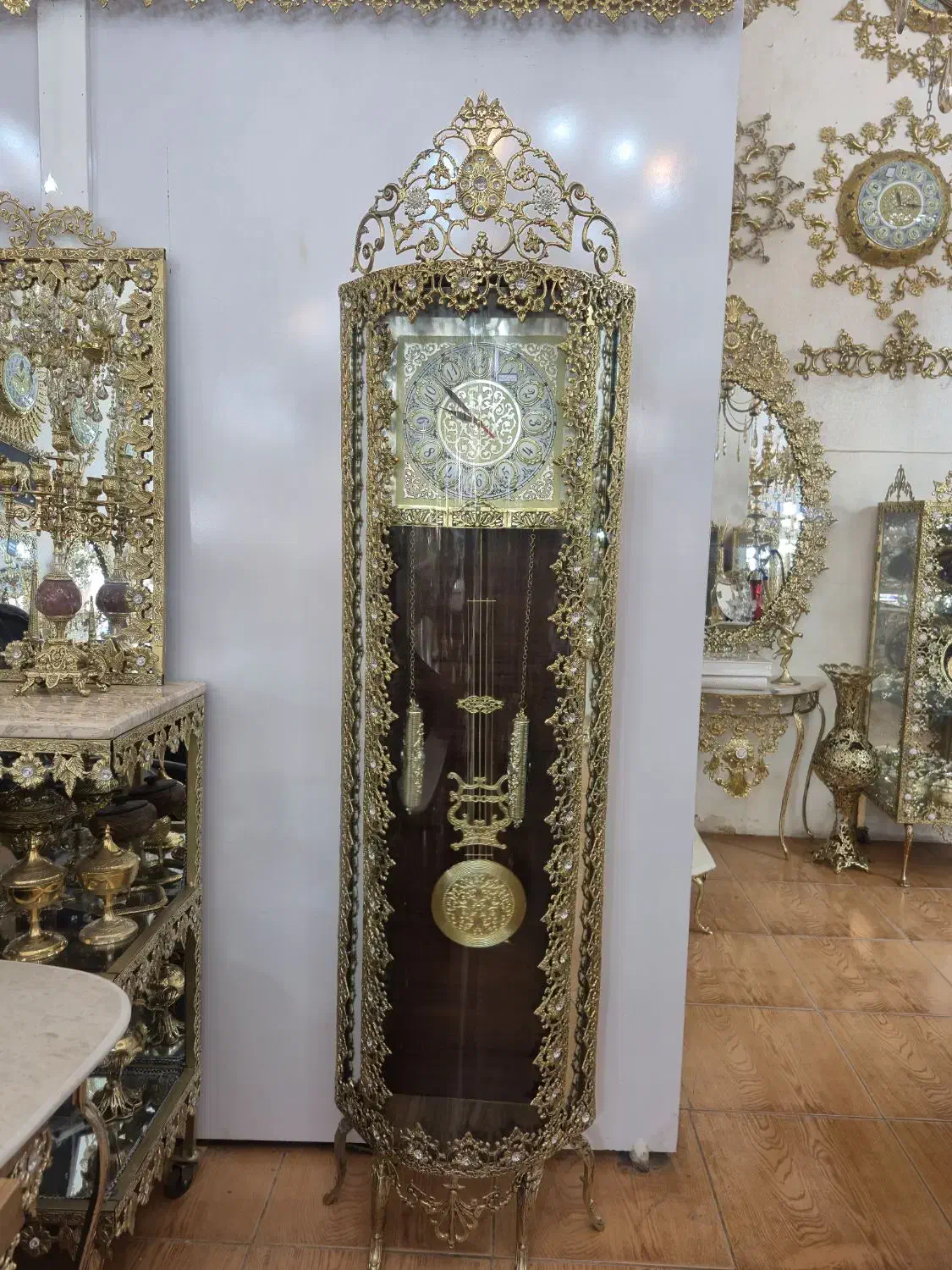 ساعت ایستاده برنزی|ساعت دیواری و تزئینی|کرمانشاه, |دیوار