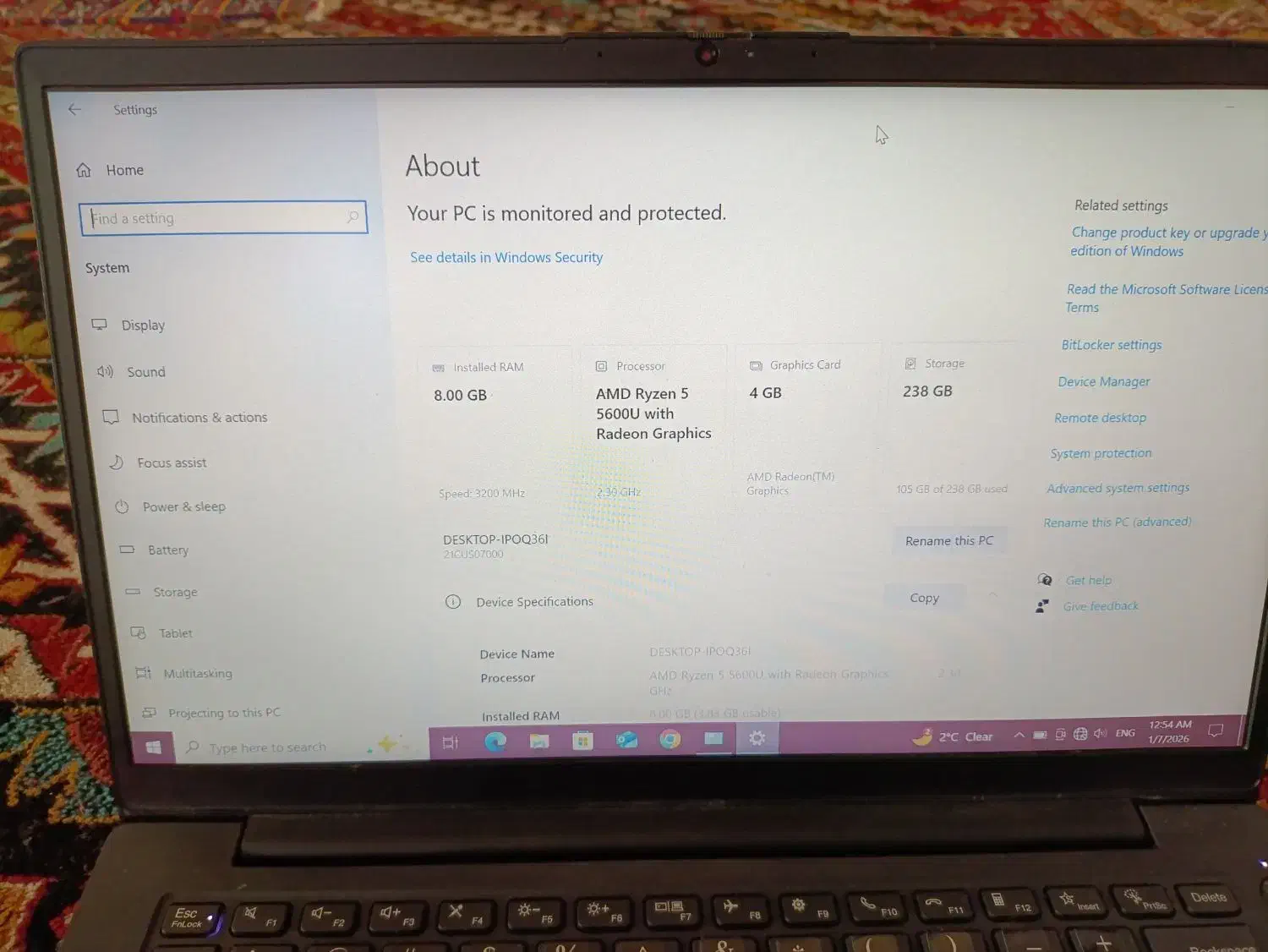 لپ تاپ Lenovo k14 gen1|رایانه همراه|فیروزآباد (فارس), |دیوار