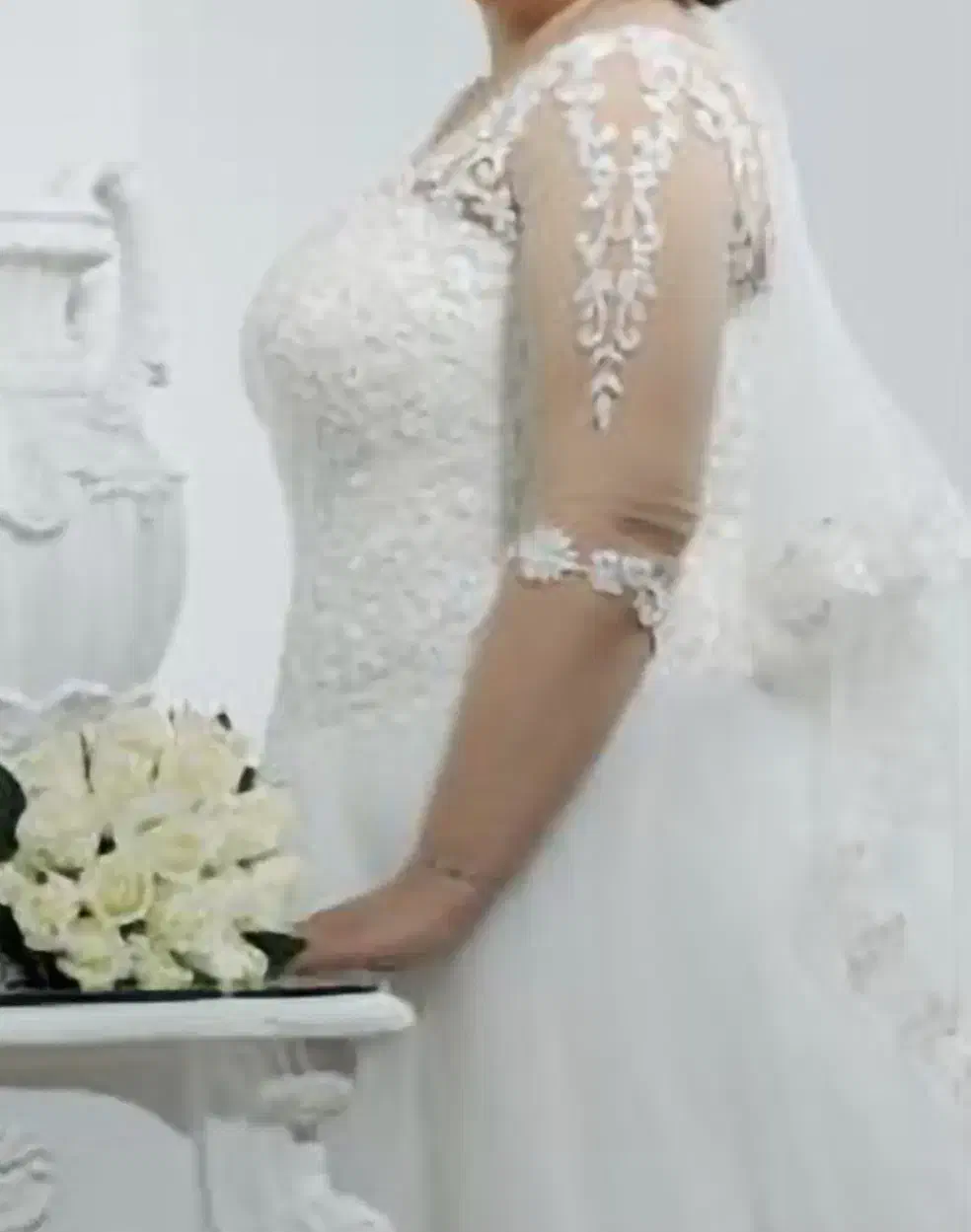 لباس عروس. شیفون.شنل.ساک هدایا|لباس|رشت, رشتیان|دیوار