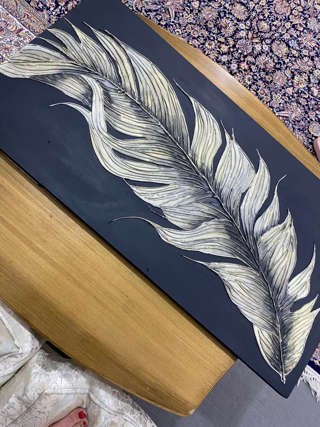 تابلو دکوراتیو مدل پر|تابلو، نقاشی، عکس|مهاباد (آذربایجان غربی), |دیوار