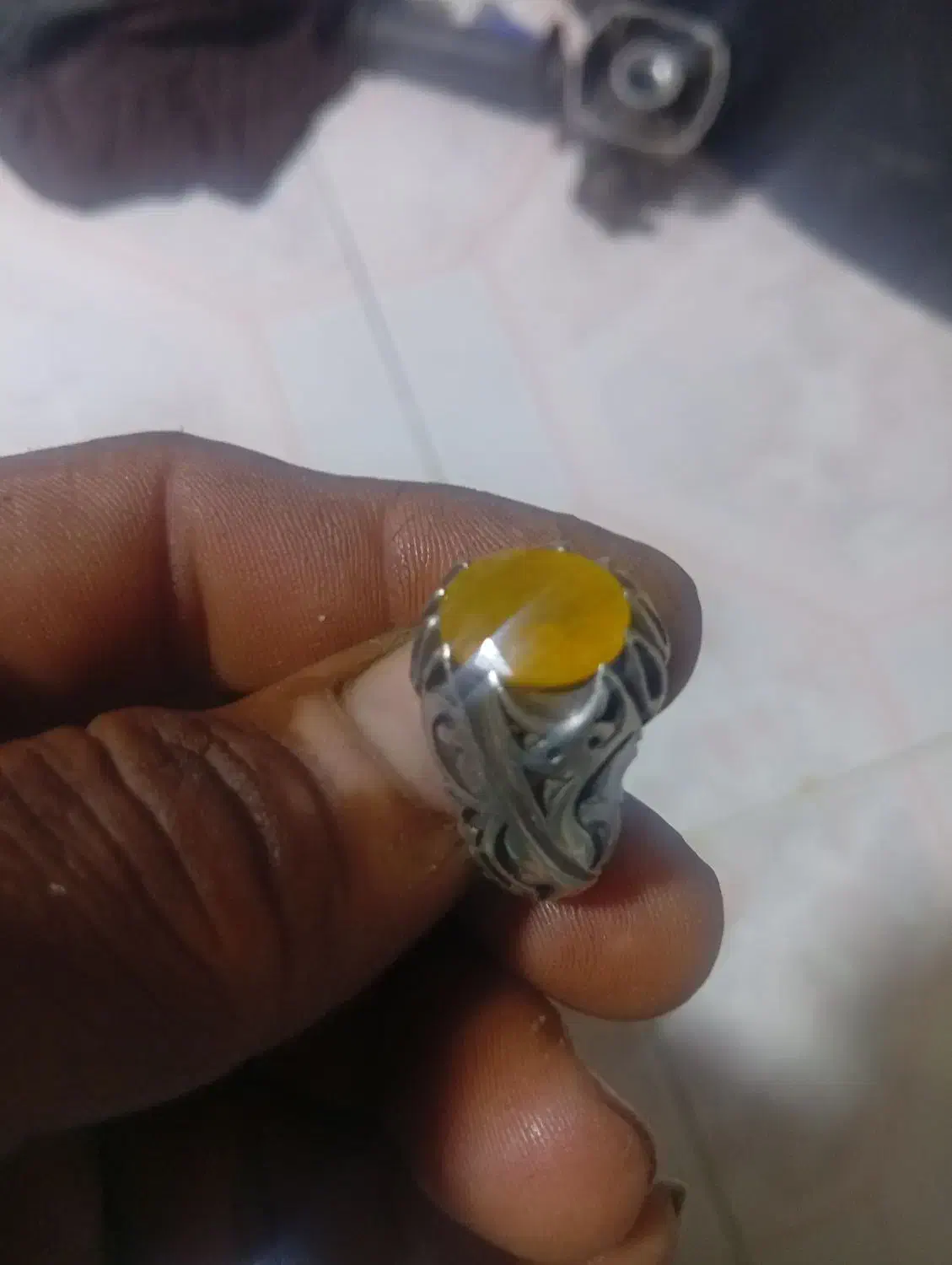 انگشتر یاقوت زرد|جواهرات|قشم, |دیوار