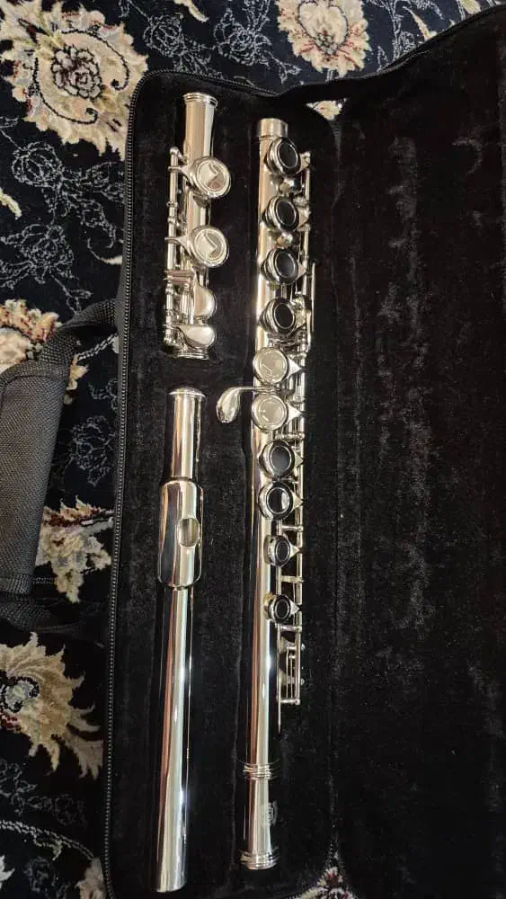 فروش فلوت یک بار استفاده شده|سازهای بادی|رشت, لاکان|دیوار