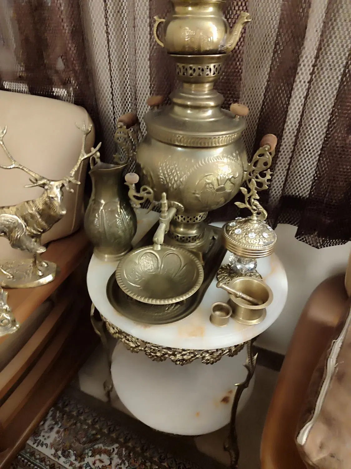 ست کامل سماور سینی قوری پارچ شیرنشان|سماور، چای‌ساز، قهوه‌ساز|تهران, جی|دیوار