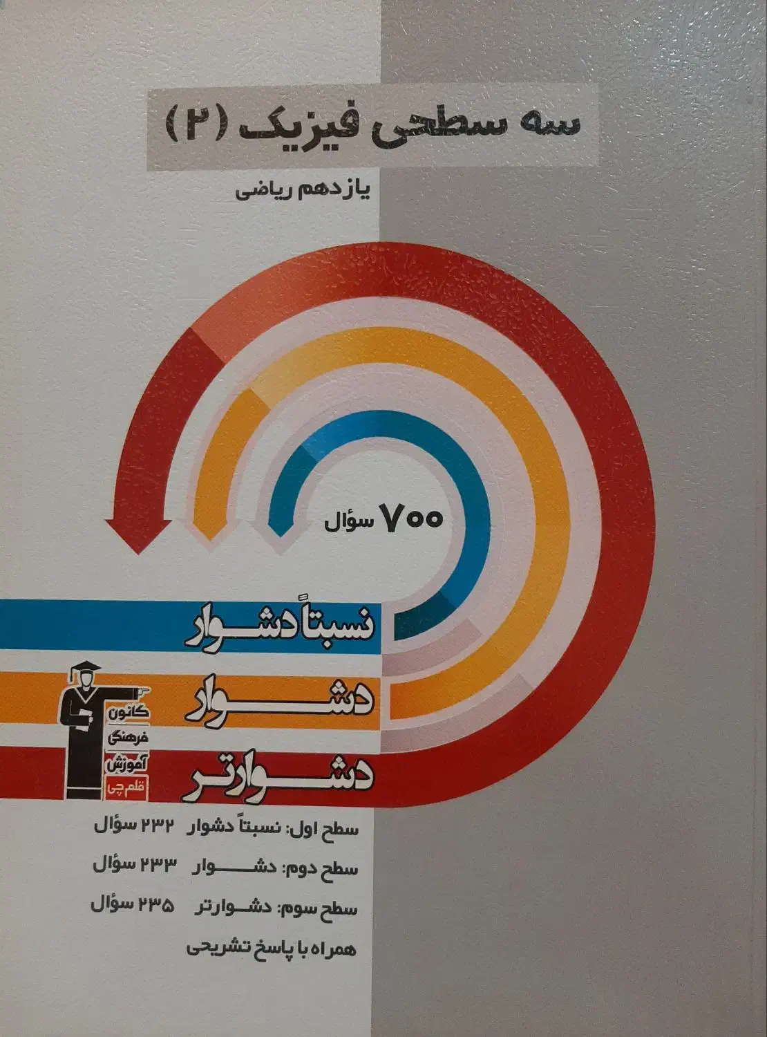 کتاب تست فیزیک ۲ یازدهم سه سطحی|کتاب و مجله آموزشی|تهران, باغ فیض|دیوار