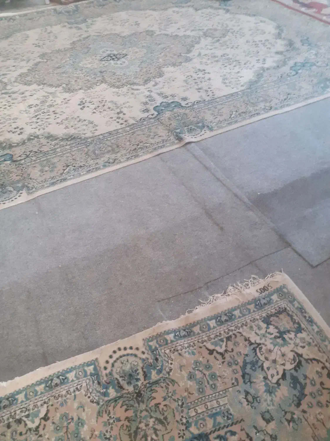 فرش ۹مترجفت نخ کرم ۶وپلاستیک ۵|فرش|کرمانشاه, |دیوار