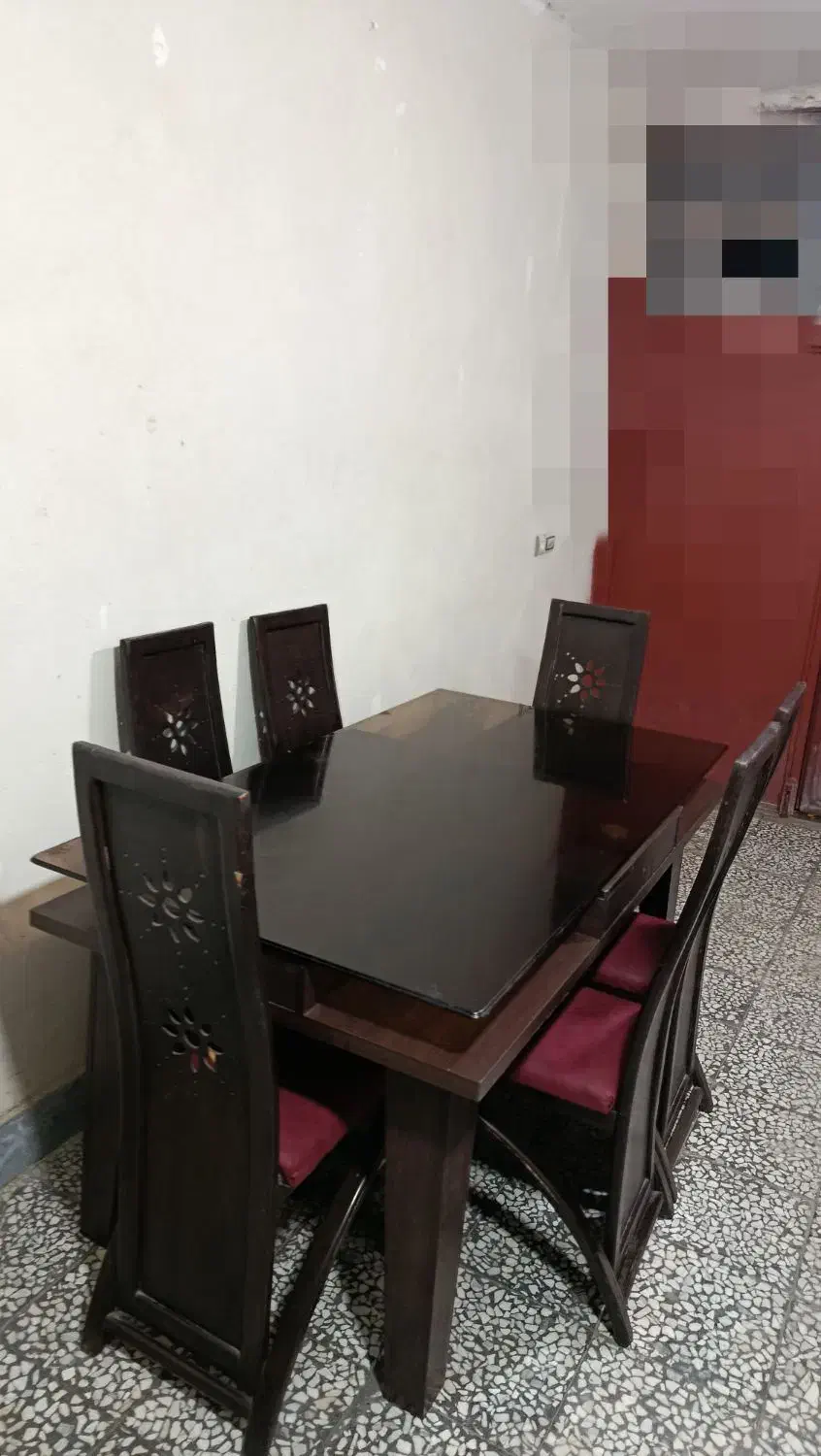 میز نهار خوری ۶نفره|میز و صندلی غذاخوری|الشتر, |دیوار