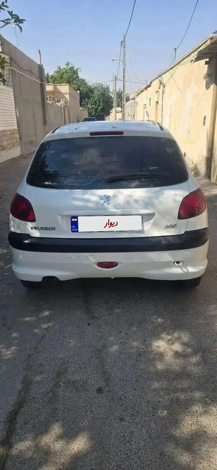 پژو206تیپ2،مدل1396|خودرو سواری و وانت|لامرد, |دیوار