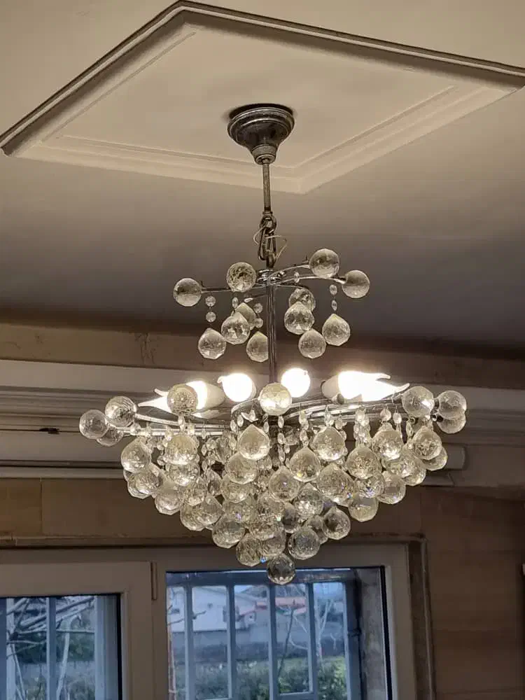 لوستر|لوستر و چراغ آویز|آستانه اشرفیه, |دیوار