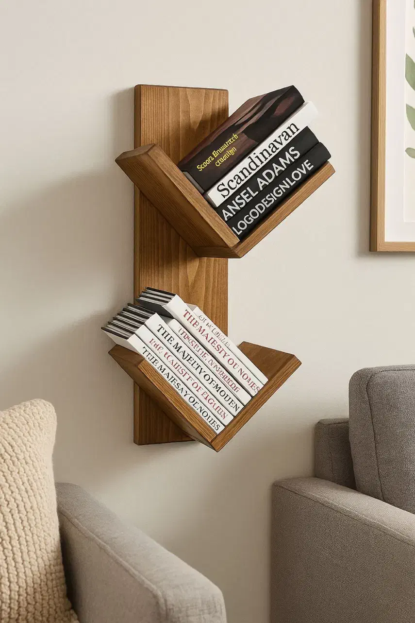 جا گتابی چوبی دیواری|کتابخانه، شلف، قفسه‌های دیواری|مشهد, احمدآباد|دیوار