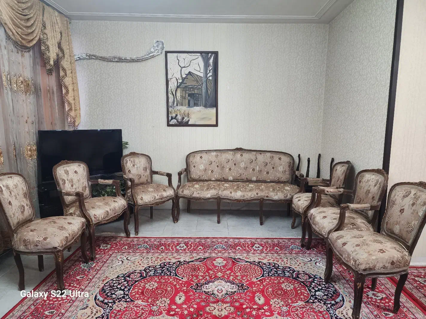 مبل کلاسیک و میز و صندلی نهار خوری ۴نفره|مبلمان خانگی و میز عسلی|شیراز, باهنر|دیوار