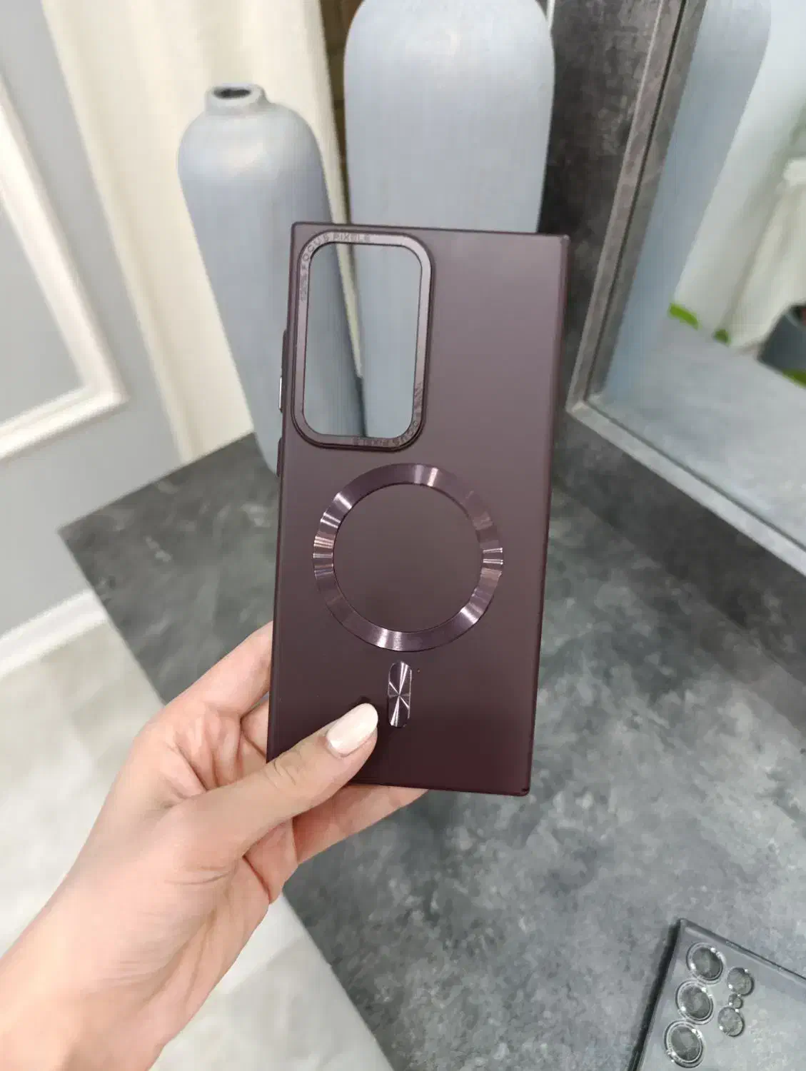 قاب و گلس سامسونگ s24 اولترا|لوازم جانبی موبایل و تبلت|تهران, مسعودیه|دیوار