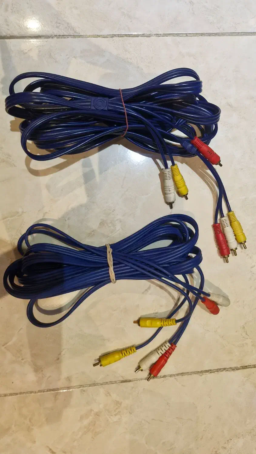 کابل سه فیش AV طول ۵ متر|صوتی و تصویری|اصفهان, دستگرده|دیوار