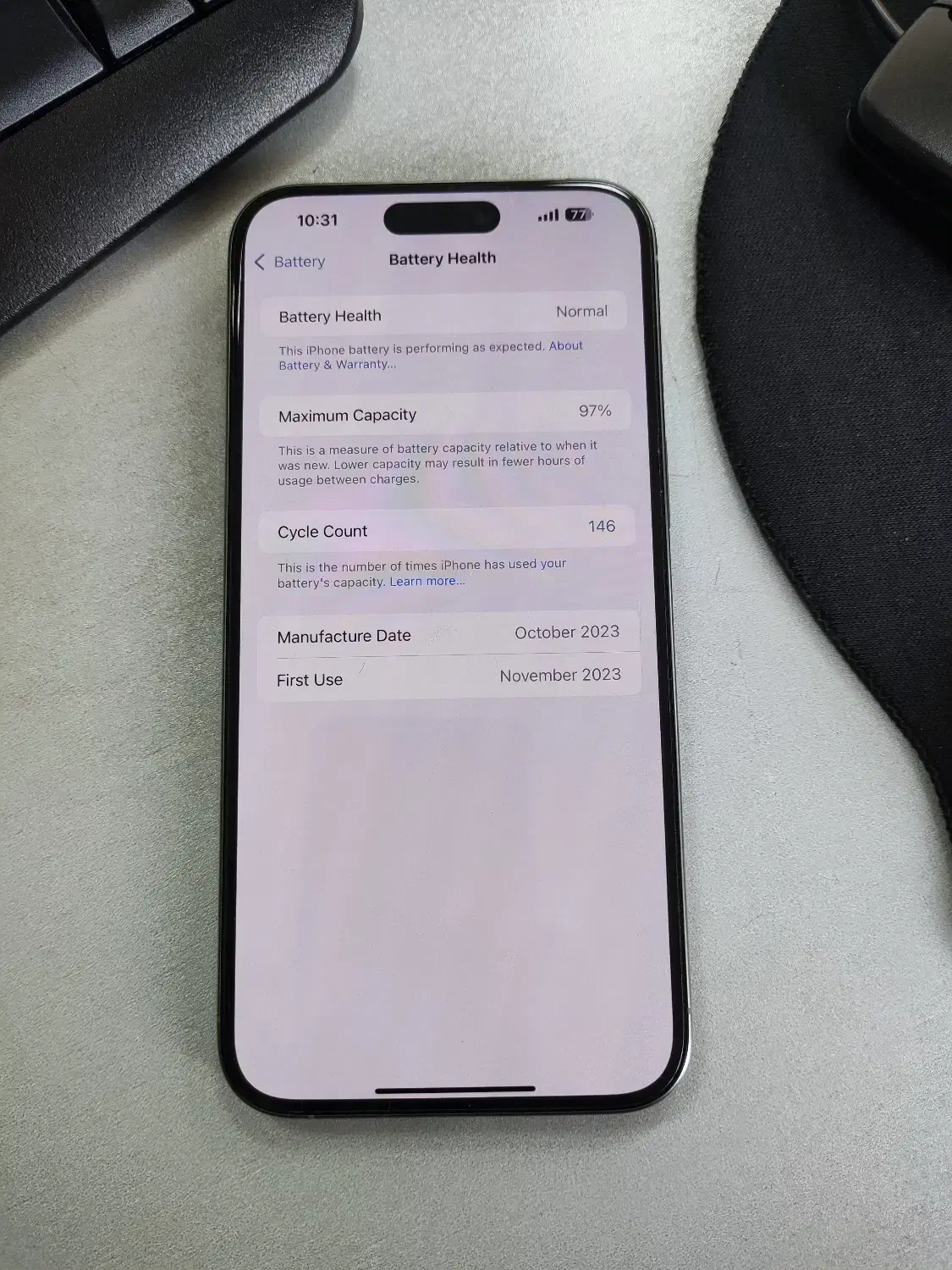 با آنتن Iphone 15 Pro Max 512G|موبایل|یزد, |دیوار